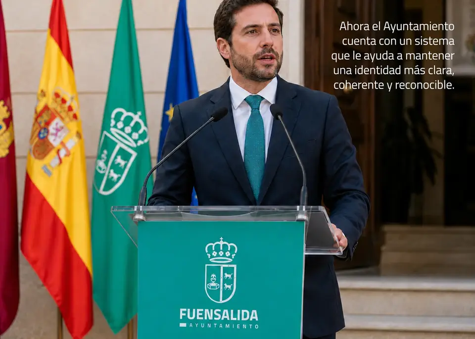 Rueda de prensa con la nueva identidad